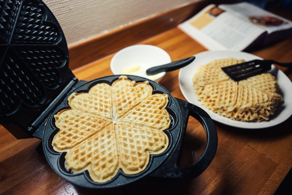 vafler Norwegian waffles