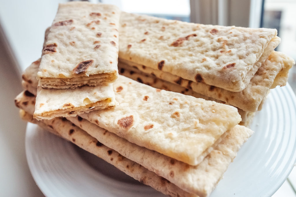 Norwegian lefse kling from telemark