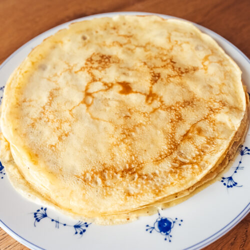 stack of pandekager, Danish pancakes