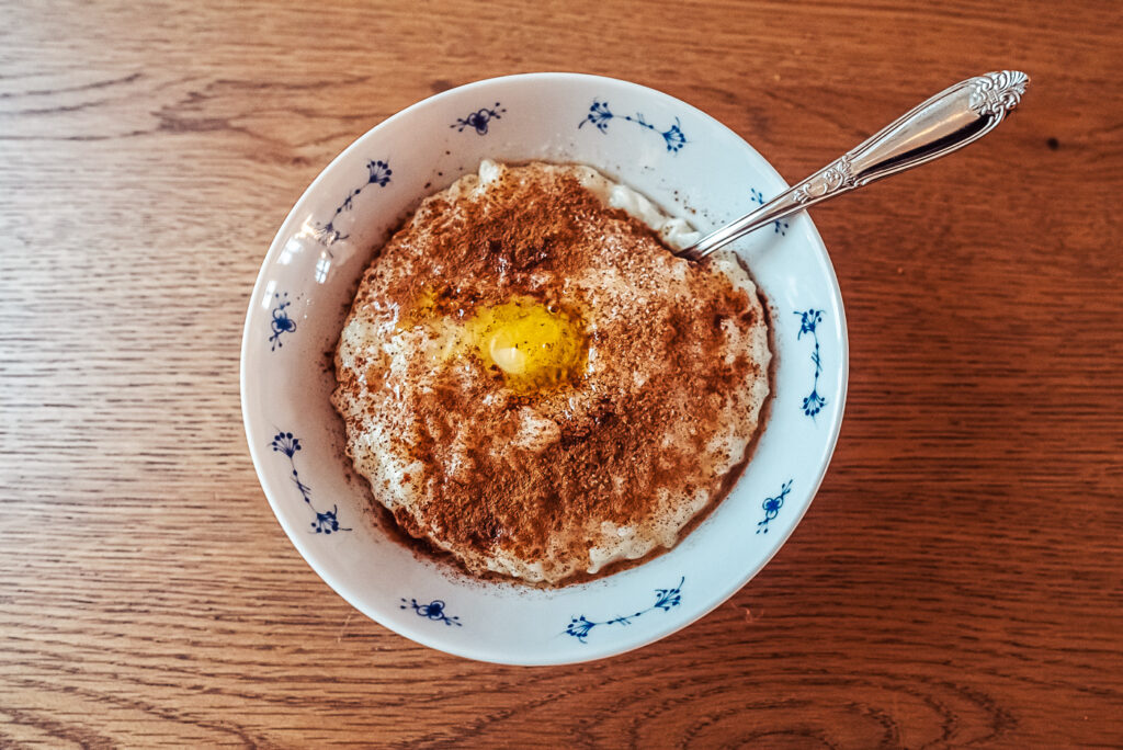 risgrøt Norwegian rice porridge