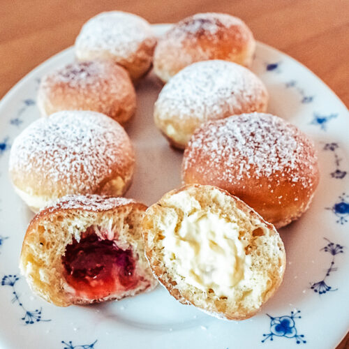 Norwegian solboller (berliner) doughnuts