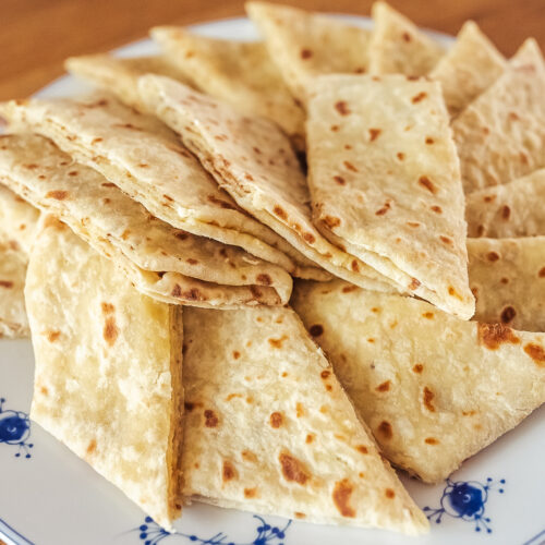 Norwegian potato lefse