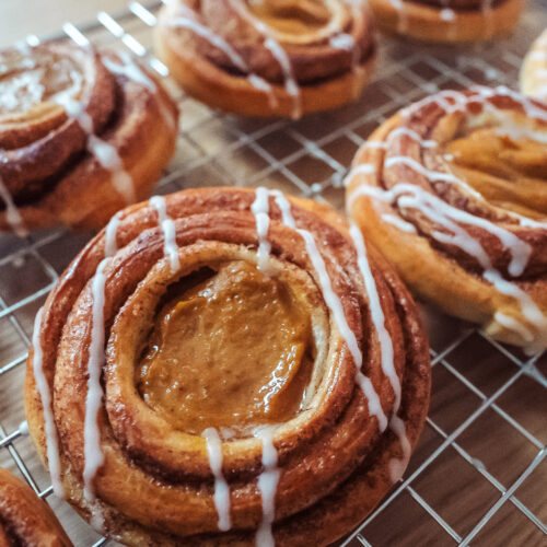 Pumpkin cinnamon rolls