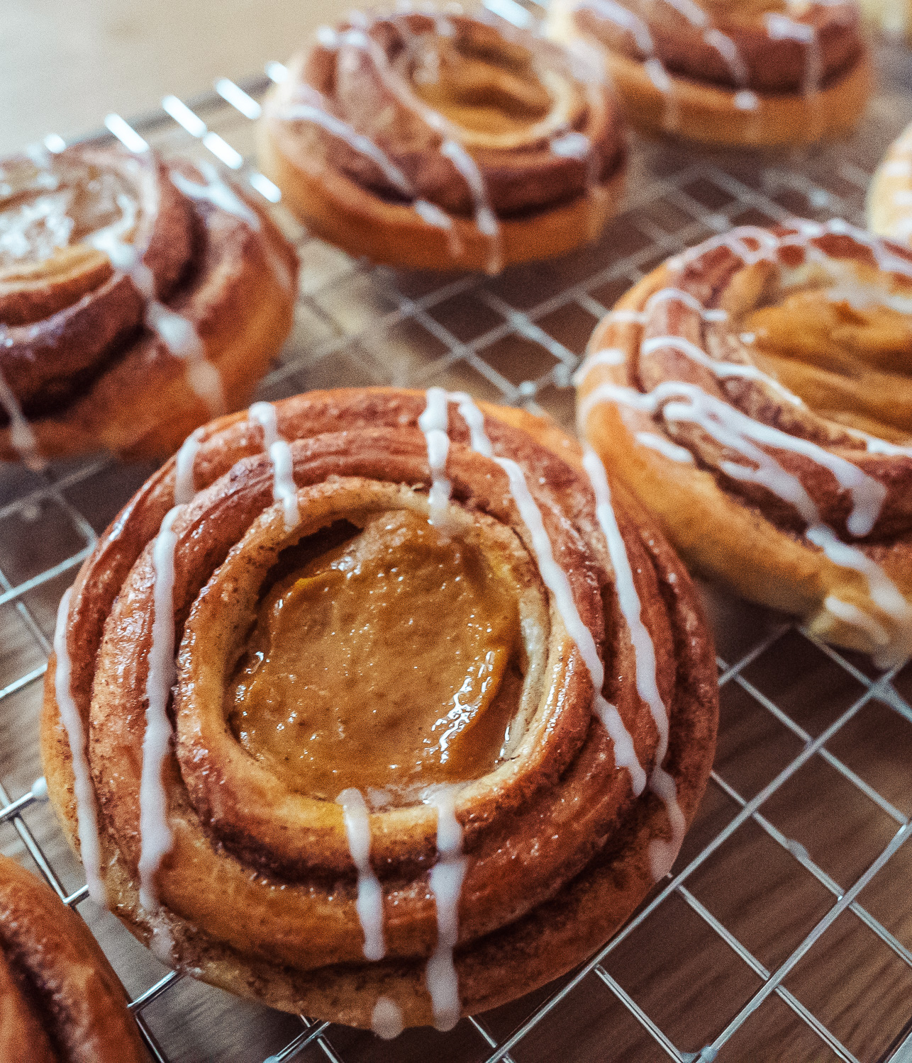 Pumpkin cinnamon rolls