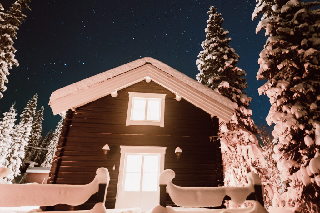 cabin in northern Sweden