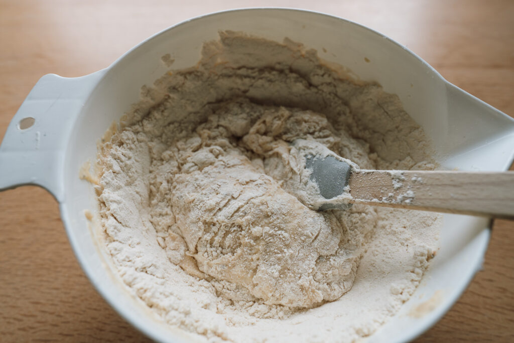 bun dough in a bowl